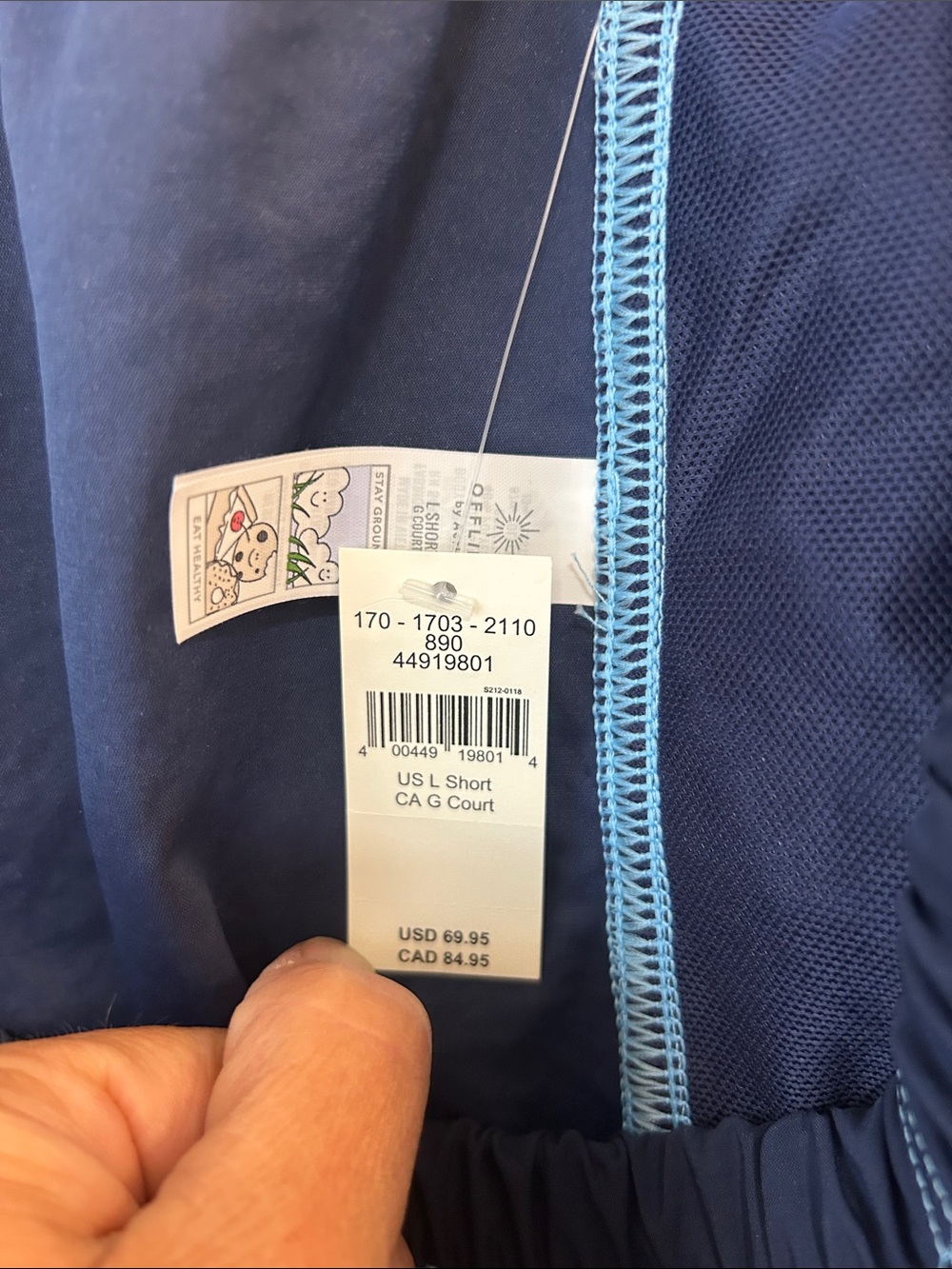 Offline by aerie Barrel  Navy Blue Women's Barrel pants - Picture 5 of 6